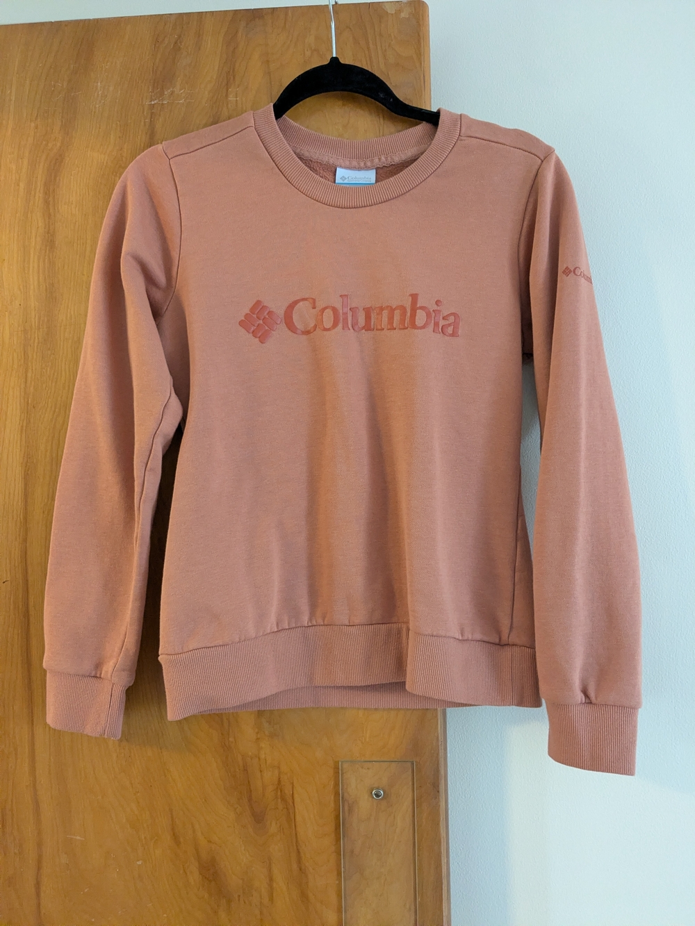 Columbia Women's Orange Logo Crewneck Sweatshirt